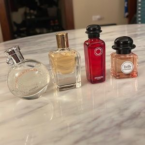 HERMES Deluxe Miniature Fragrance Set (8621261), 0.25 Ounce (Pack of 4)